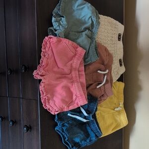 Colorful Kids Shorts Set